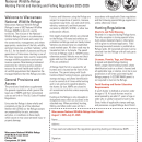 Waccamaw NWR Hunt Permit and Hunting and Fishing Regulations 2025-2026