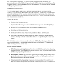 Example Project Proposal for Specialized Recovery Permit Application