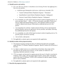 Example of a Standard Application for a Recovery Permit