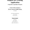Grazing Opportunity at Kirwin National Wildlife Refuge