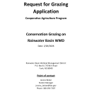 Grazing Opportunity at Rainwater Basin WMD