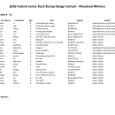 2026 Maryland Junior Duck Stamp Placing Artwork