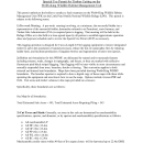 Special Use Permit Special Conditions for Webb-King SUP WHMU