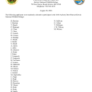 2026 Archery Deer Hunt Draw Results