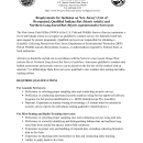 Requirements for Inclusion on New Jersey’s List of Recognized, Qualified Indiana Bat (Myotis sodalis) and Northern Long-Eared Bat (Myotis septentrionalis) Surveyors