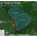 Great Swamp NWR September Canada Goose Hunt Tract 3A & 3B Map