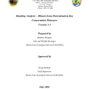 Illinois-Iowa Determination Key (DKey) Conservation Measures