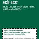 2026 - 2027 Bayou Sauvage Urban NWR Complex Annual User Brochure and Regulations