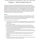 Great Lakes Early Detection and Monitoring Program – Data Sharing Protocols