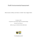 Draft Environmental Assessment: Minnesota Valley and Davis Creek Two-Stage Ditch