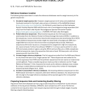 Early Detection and Monitoring Program Bioinformatic Standard Operating Procedure