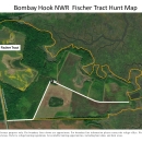 Bombay Hook Fischer Tract Hunt map