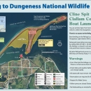 Dungeness NWR Boating Map, Cline Spit