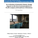 An evaluation of potential climate change impacts on the larval metamorphosis of Pacific Lamprey (Entosphenus tridentatus)