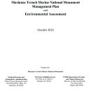 Mariana Trench Marine National Monument - Draft Monument Management Plan - EA