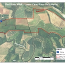 Red River NWR North Lower Cane Hunt Map