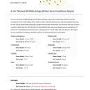 Arctic Refuge Winter Snow Conditions Report 12-15-2022