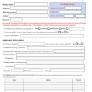 Research and Monitoring Special Use Permit Application FWS Form 3-1383-R Blank