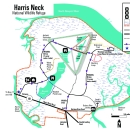 Harris Neck NWR Trail Map