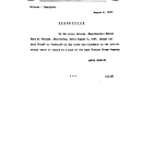 Correction to August 5, 1927 News Release August 8, 1927