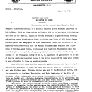 Crescent Lake Saved as Refuge for Birds August 8, 1932