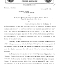 Redington Returns to Forest Service February 26, 1934