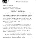 Moves Ground, Nest, and Sitting Wild Bird 25 Miles to Photographers Studio August 28, 1940 A