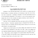 60,000 Canvasback Ducks Wintering Near Sabine Refuge for First Time in Years January 30, 1941-A