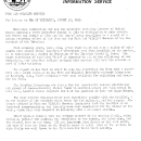 A Unique Recording Effort of the Navy and FWS to Distinguish the Voices and Sounds of Fish and the Hum of Enemy Propellers August 18, 1943