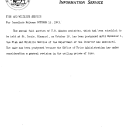 Postponement of the Annual Fall Aunction of U.S. Alaska Sealskins Until November 1 October 15, 1943