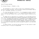 Mr. Lemon Succeeds Mr. Harrison November 11, 1943