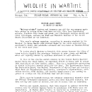 Wildlife in Wartime November 26, 1943