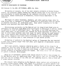 Production of Oysters During the 1944-45 Season April 24, 1945