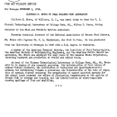 Clifford F. Evers to Head College Park Laboratory November 5, 1948