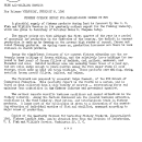 Fishery Outlook Report for January-March Issued Be FWS February 8, 1950 B