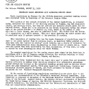 Secretary Mckay Announces 1953 Waterfowl Hunting Rules August 11, 1953 A