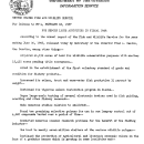 FWS Report Lists Activities in Fiscal 1956 February 18, 1957 A