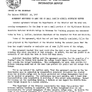 Agreement Announced on Army Use of Small Portion Wichita Mountains Refuge February 28, 1957