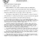 Changes Announced in 1957 Limits on Migratory Game Bird Importations August 24, 1957 B