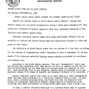 Arrest Awaits North Dakota Hunters Who Harvest "Nonmigratory Ducks" September 24, 1957 B