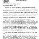 Migratory Bird Conservation Commission Authorizes New Waterfowl Refuge December 10, 1957