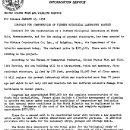 Contract for Construction of Fishery Biological Laboratory Award January 15, 1958