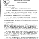 Wildlife Official Summarizes Waterfowl Situation August 4, 1959