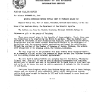 Wichita Mountains Refuge Buffalo Sent to Trinidad Island Zoo November 22, 1959