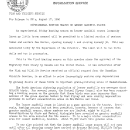 Experimental Hunting Season on Lesser Sandhill Cranes--August 17, 1960