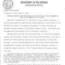 Interior Approves Plan for National Wildlife Refuge and Public Recreation Area on Foss Reservoir in Oklahoma--April27, 1961