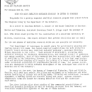 Need for More Shellfish Research Stressed in Letter to Congress--May 22, 1961