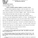 Interior Department Announces Framework for Waterfowl Hunting--August 18, 1961