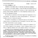 Secretary of the Interior Udall to Open World Fish Nutrition Conference--September 16, 1961