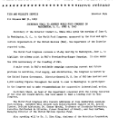 Secretary Udall to Address World Food Congress in Washington, D.C., June 6, 1963--May 31, 1963